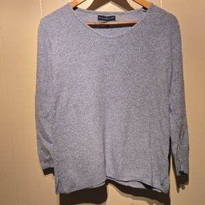 Karen Scott Light Blue Crewneck Sweater